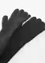 Guantes Skyler Negro Talla 99 Mujer Mango