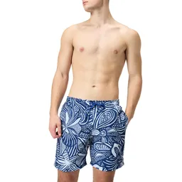 Pantaloneta Printed Leisure 18 Pulgadas V2 Hombre Azul-xl