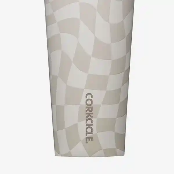 Corkcicle Vaso Tumbler Wavy Blanco 16 oz