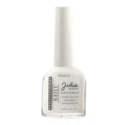 Jolie De Vogue Esmalte de Uñas Tono White Chalk
