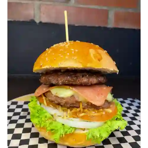 Hamburguesa Doble Carne O Doble Pollo