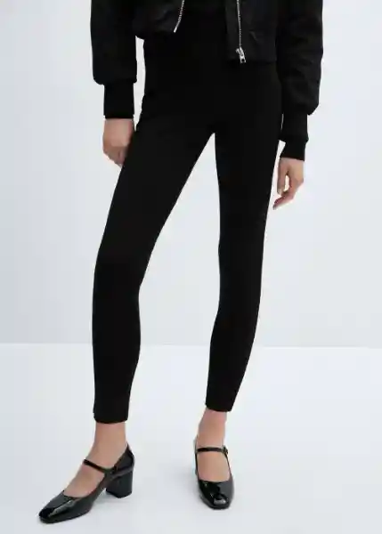 Leggings Bon Negro Talla XS Mujer Mango