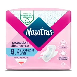 Nosotras Toalla Delgadas Alas Tela