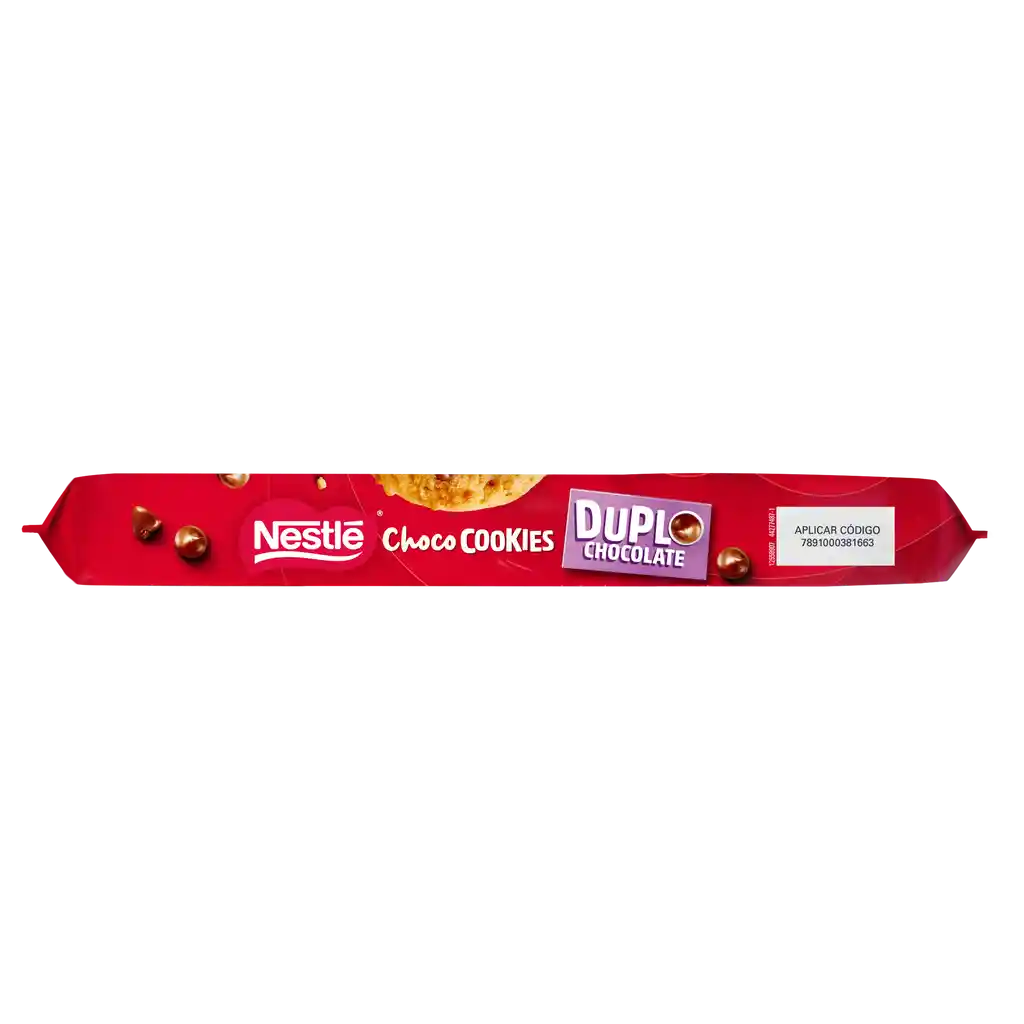 Galletas Choco Cookies NESTLÉ con cobertura y chips de chocolate x 120g