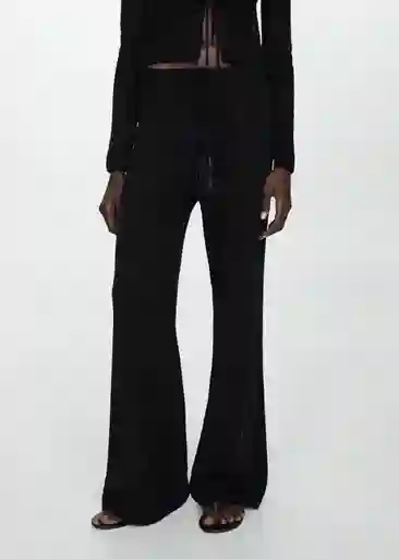 Pantalón Toledo Negro Talla S Mujer Mango