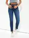American Eagle Jean Next Level Índigo Profundo Talla 8 Regular