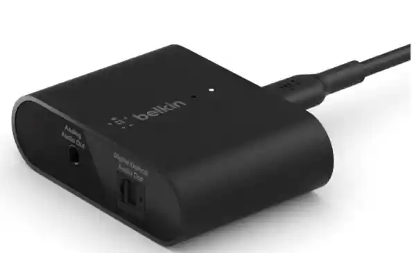 Belkin Adaptador de Audio Con AirPlay 2 Negro