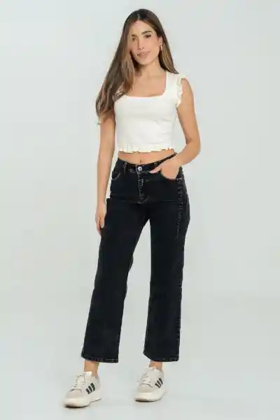 Top Mocha Color Blanco Crudo Talla S Ragged