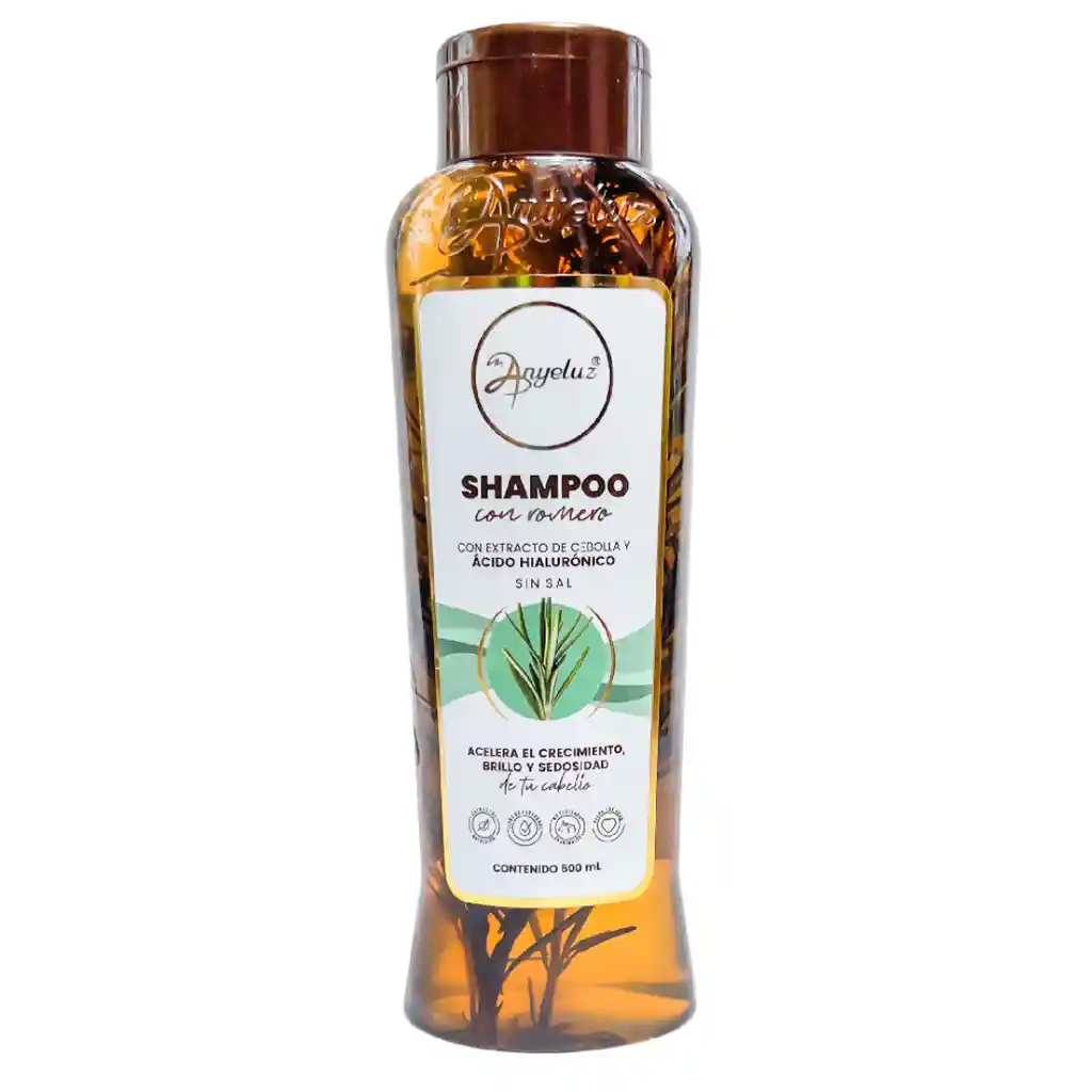 shampoo con romero ANYELUZ x 500ml
