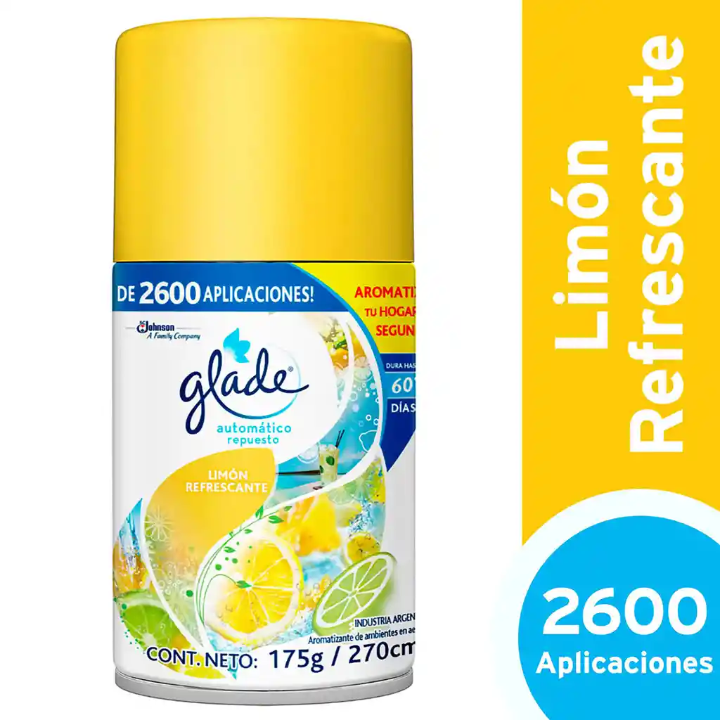 Glade Ambientador Automático Fresh Lemon