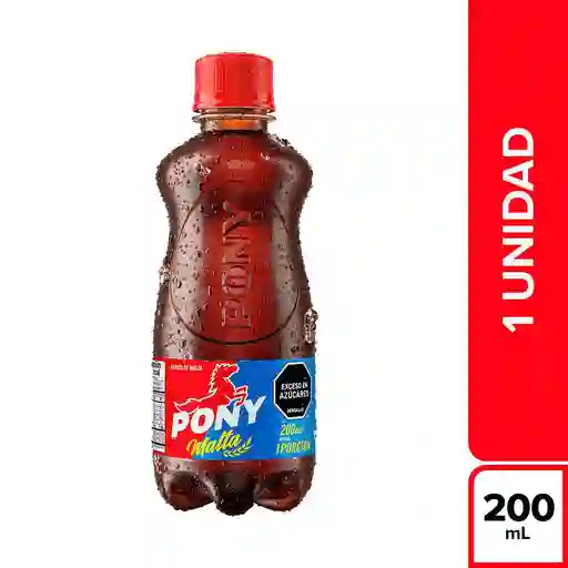 Pony malta plastica 200 ml