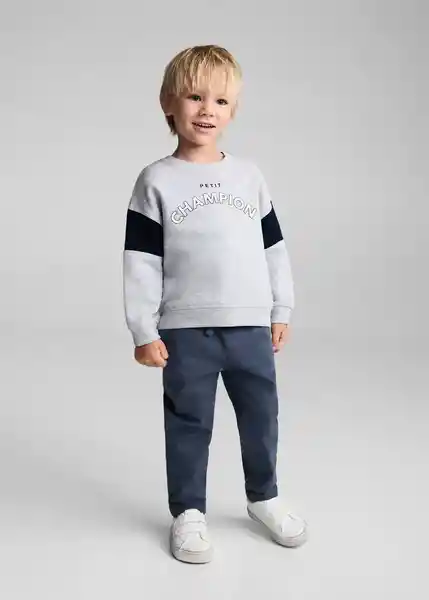 Sudadera Champion Gris Medio Vigore Talla 66 Niños Mango