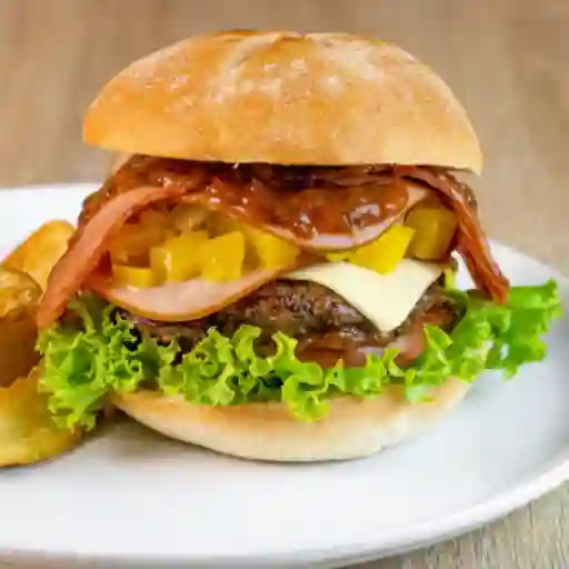 Hamburguesa hawaiana