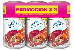 Glade Repuesto Aromatizante Ambiente Automático Manzana y Canela