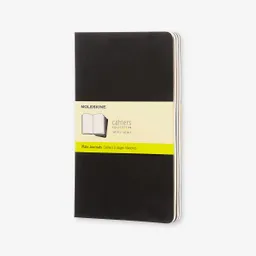 Inkanta Libreta Cahier Hoja Blanca Negra Grande