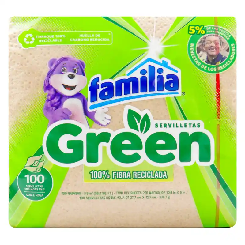 Familia Servilleta Green
