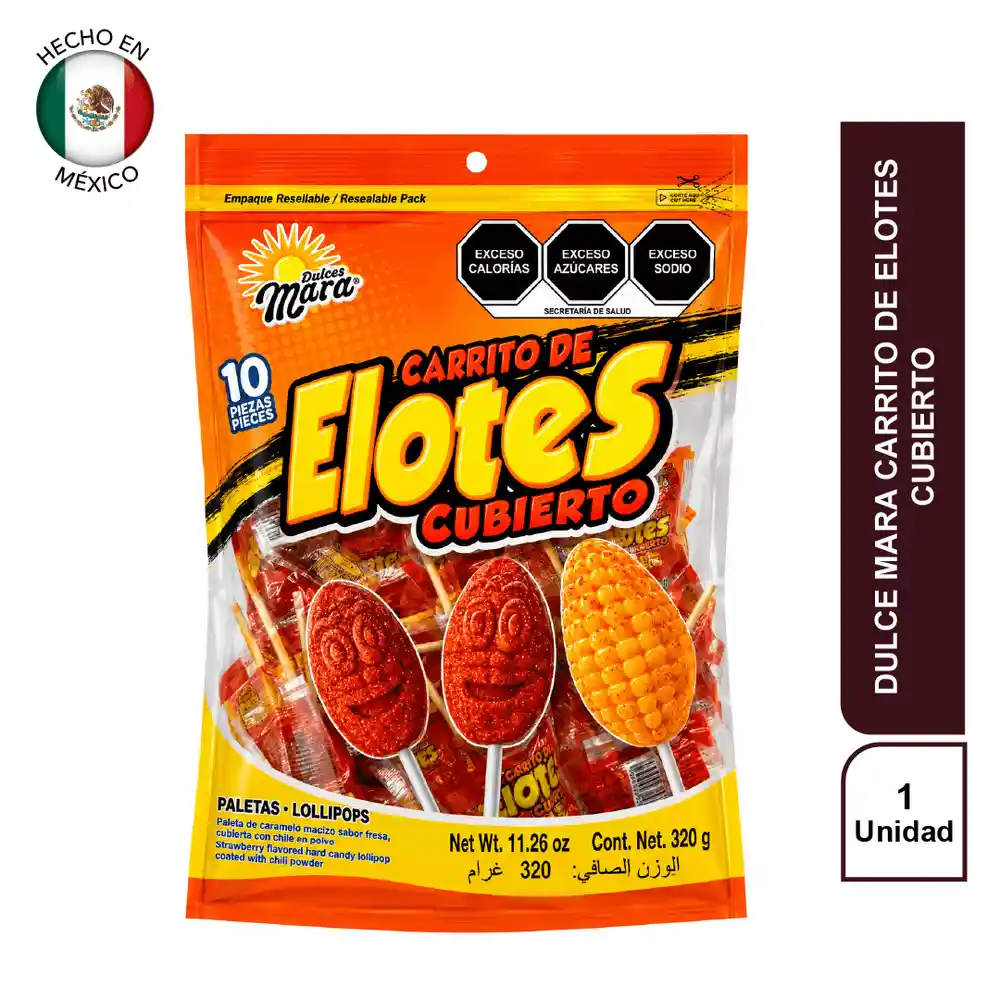 Mara Dulce Carrito de Elotes Cubierto Paq. X 40 -