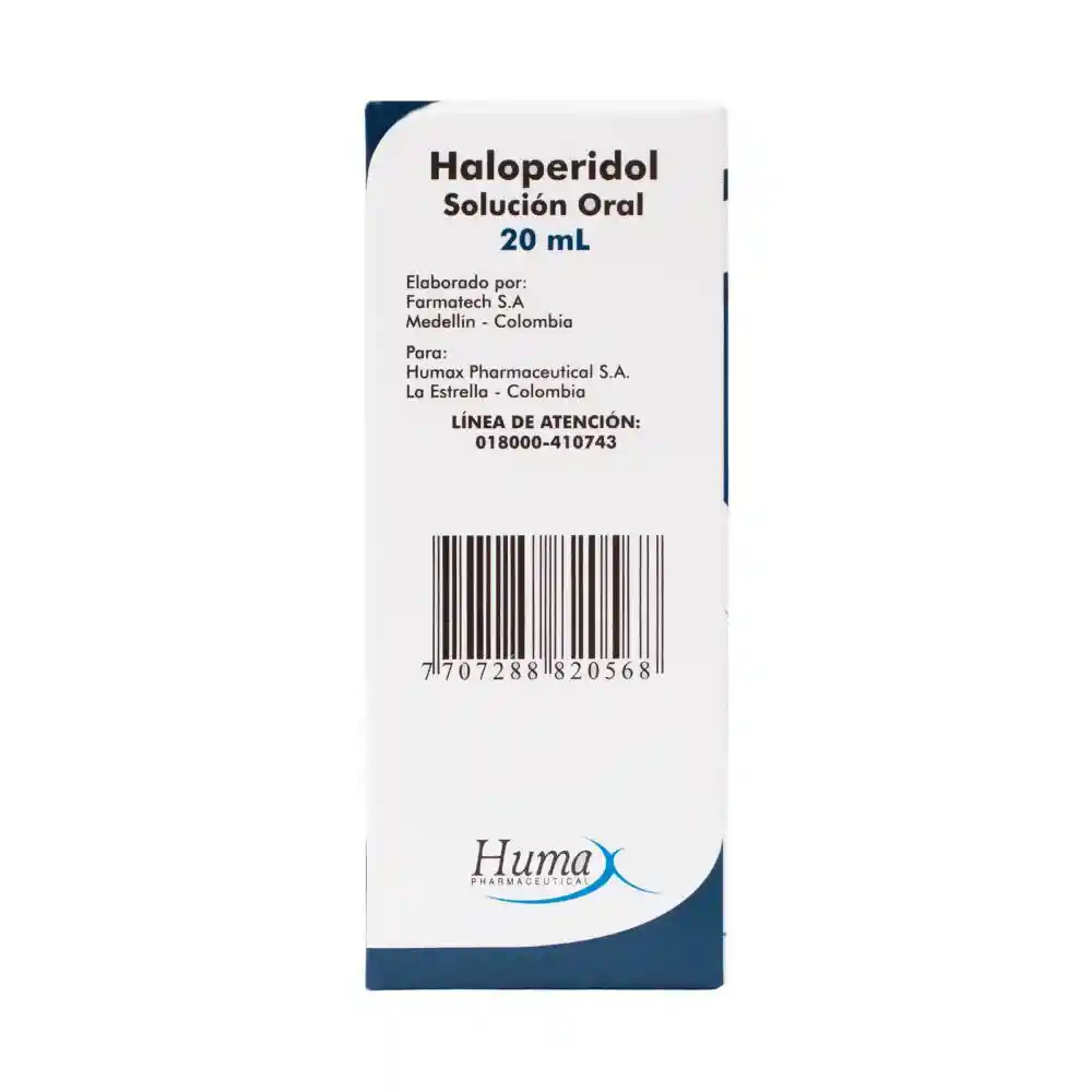 Humax Haloperidol (2 mg) 20 mL