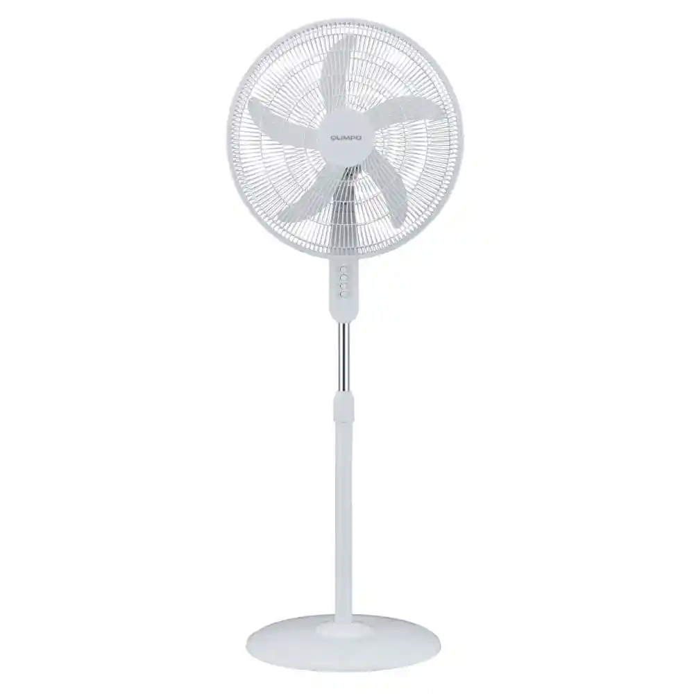 Ventilador de Pedestal Olimpo 18 Pulgadas 3 Velocidades Blanco Olsf-tgm-24aw
