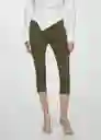 Leggings Lora Khaki Talla XS Mujer Mango