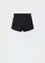 Short Thelma Negro Talla M Mujer Mango