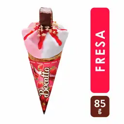 Bocatto Cono de Helado Sabor a Fresa