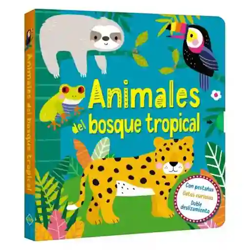 Libro Doble Deslizamiento Animales Del Bosque Tropical