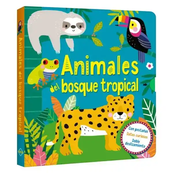 Libro Doble Deslizamiento Animales Del Bosque Tropical