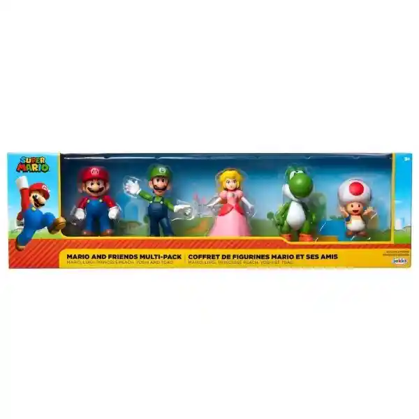Pack X5 Figuras Clásicas Nintendo