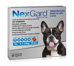 Nexgard Antipulgas para Perro de 4.1 a 10 Kg Sabor a Carne