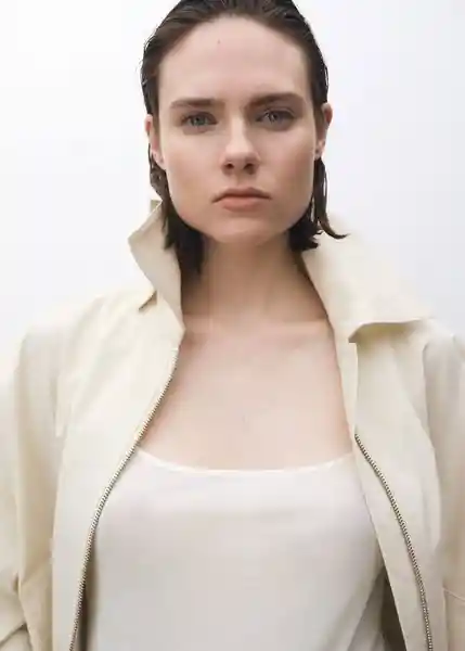 Top Mara Offwhite Talla S Mujer Mango