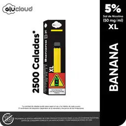 Glucloud Vapeador  Banana XL