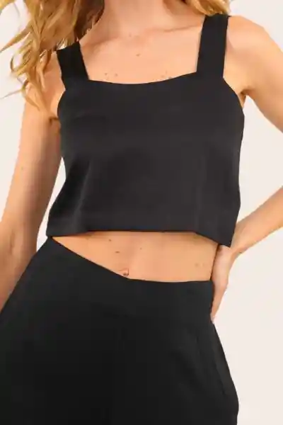 Top Amatista Color Negro Talla XS Ragged