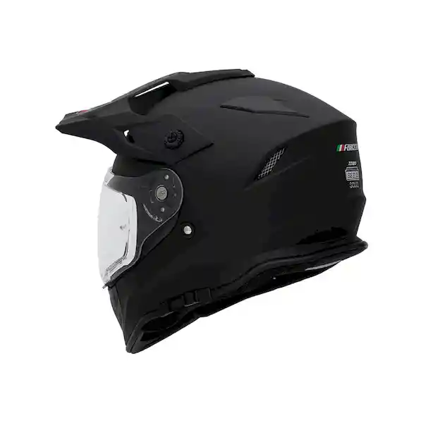 Forzza Casco Doble Propósito Solid Negro Mate ZZ120 Talla XL