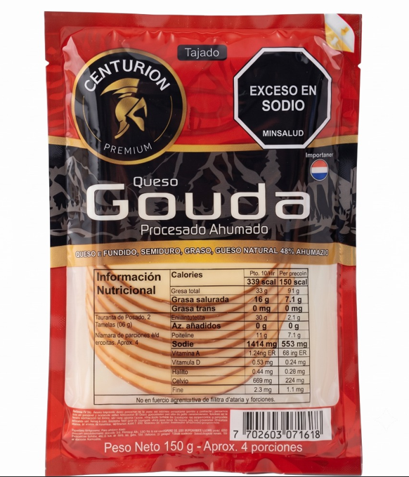Gouda ahumado tajado 150g