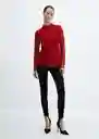 Blusa Roses Rojo Talla XS Mujer Mango