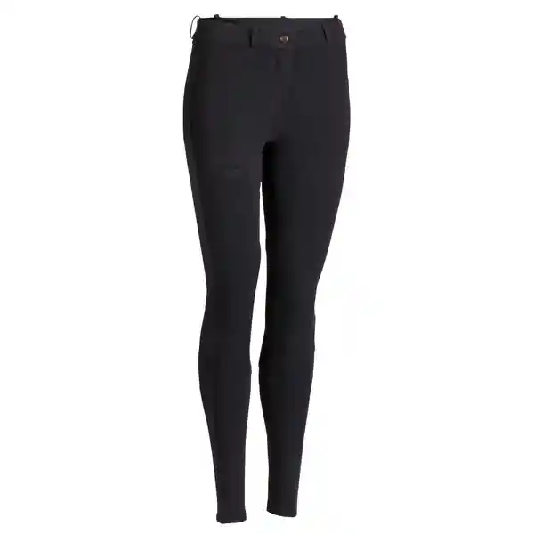 Fouganza Breeches Equitación 100 Mujer Negro Talla L