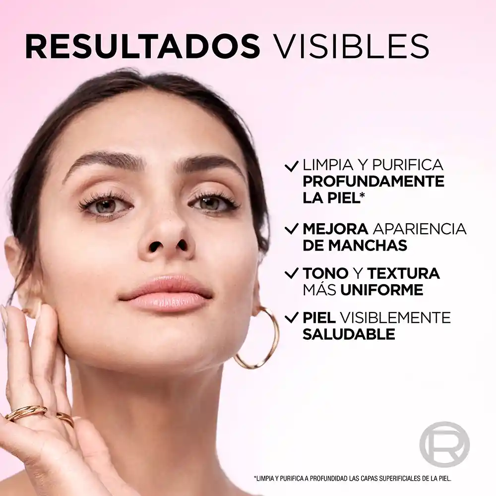 Gel Limpiador Antimanchas Ácido Glicólico LOréal Paris 150 mL