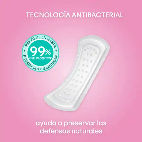 Protector Cuidado Avanzado Kotex Antibacterial 50 Und