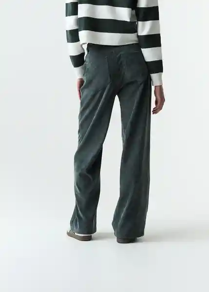 Pantalón Adri Mujer Verde Hidai Ultraoscuro Talla 12 433G358 Naf Naf