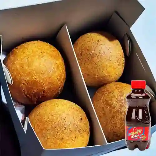 Combo Caja X 4 Doble Queso + Pony Malta 250 ml