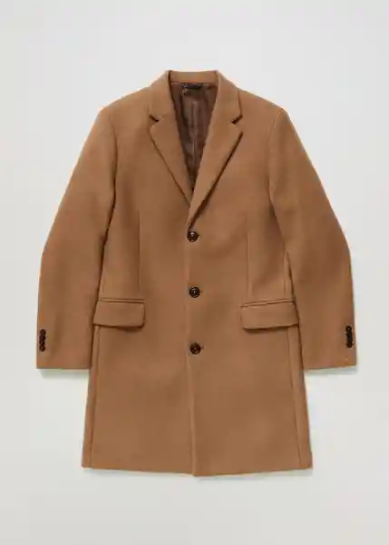 Abrigo Arizona Camel Talla M 47010020_09 Hombre Mango