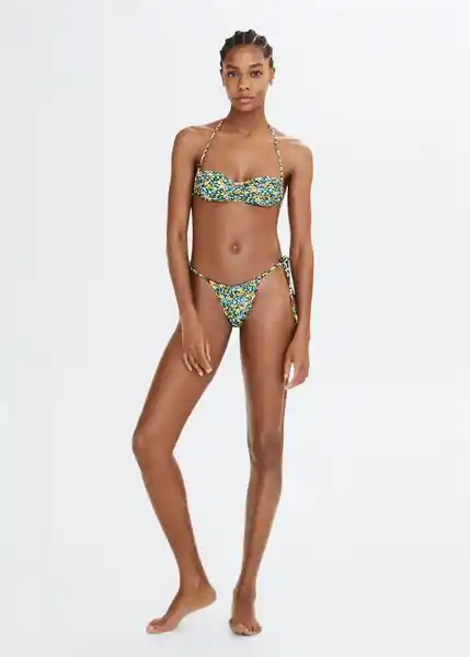Braga Bari Negro Talla M Mujer Mango