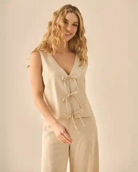 Camisa Crudo Danés Claro Talla XS 613G035 Esprit