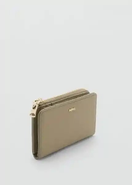 Billetera P Martes2 Khaki Talla 99 Mujer Mango