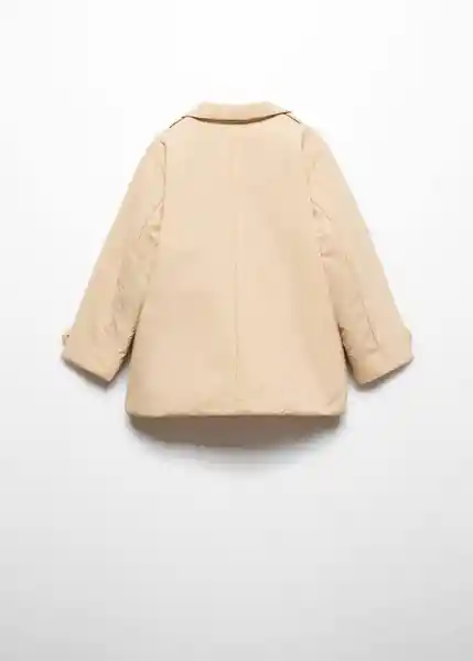 Abrigo Anorak Eleonora Camel Talla 08 Niñas Mango