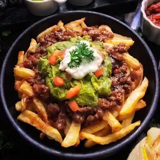 Papas locas de birria