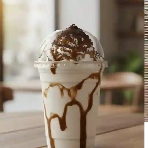 Malteada de vainilla con chantilly