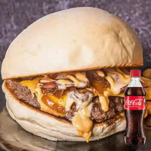 Combo 2 Bacon Cheese + Coca Cola Original 400 ml