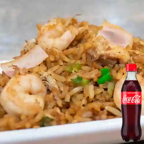 Combo Arroz de la Casa Personal + Coca Cola 400Ml
